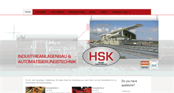 Desktop Screenshot of hsk-international.de